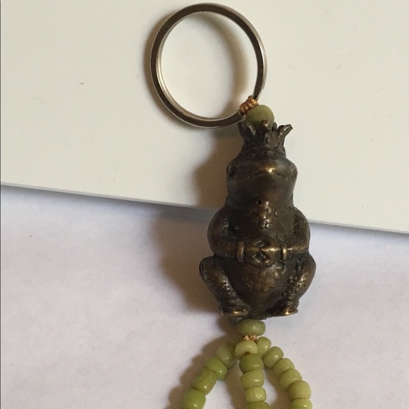 Brass Frog Festival  Semi -Precious beads - Picture 2 of 7